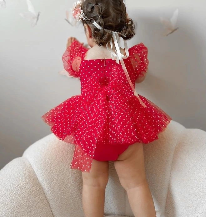 Vestido Gardenia  Rojo