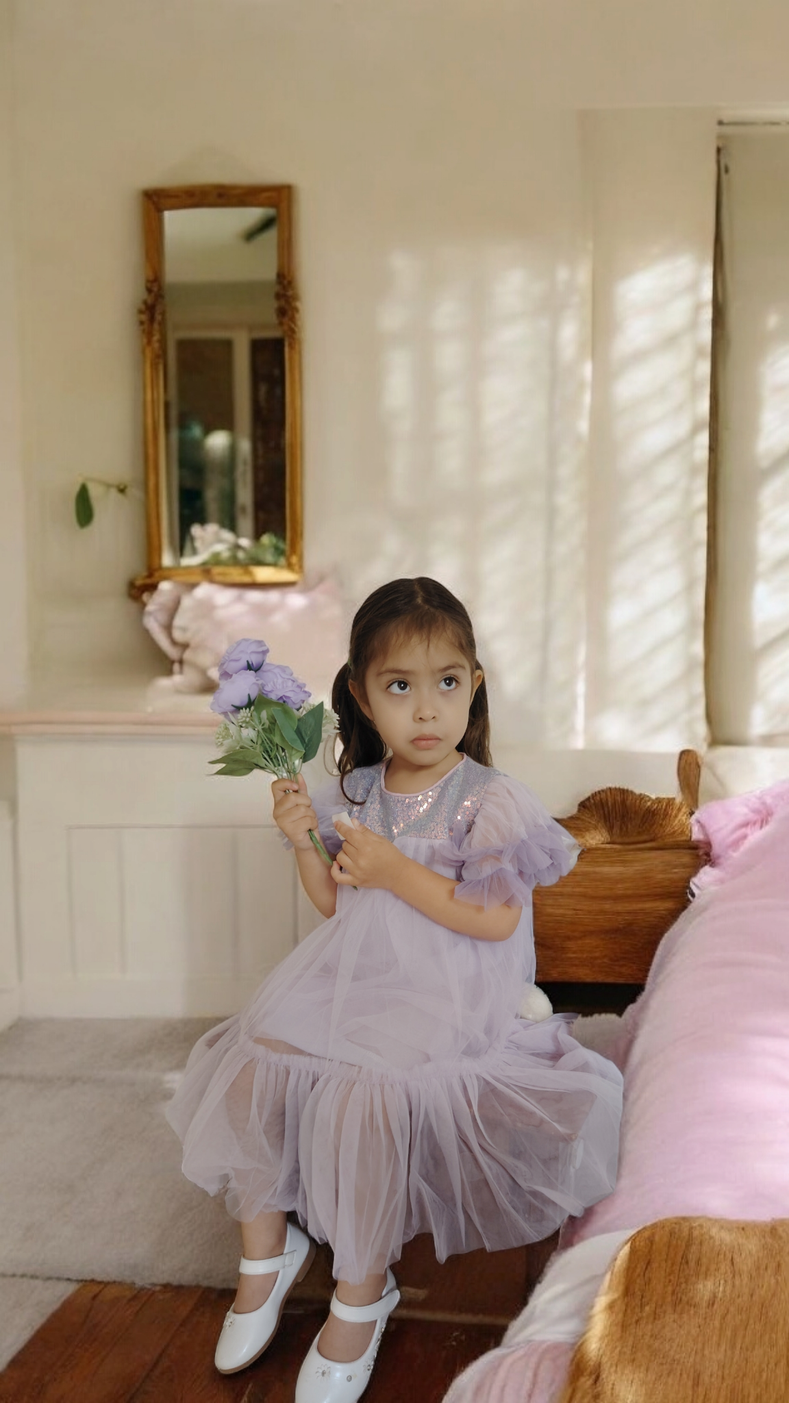 Vestido lilac