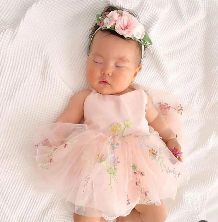Vestido sugar plum rosa