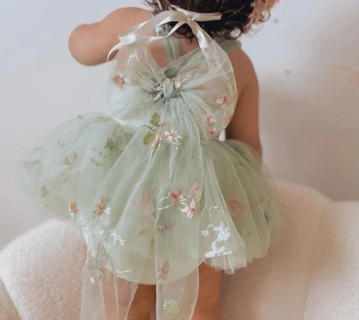 Vestido sugar plum menta