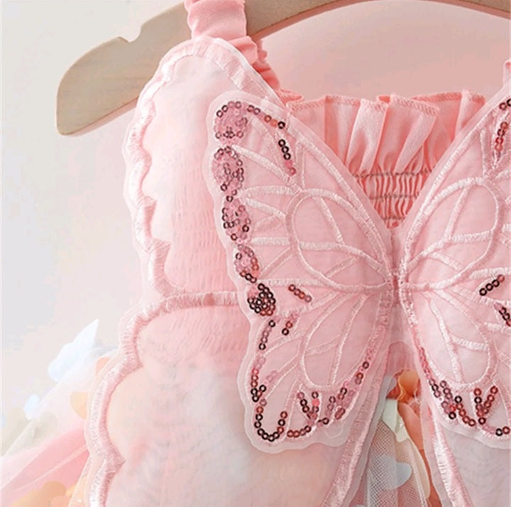 Vestido hada mariposa 3D