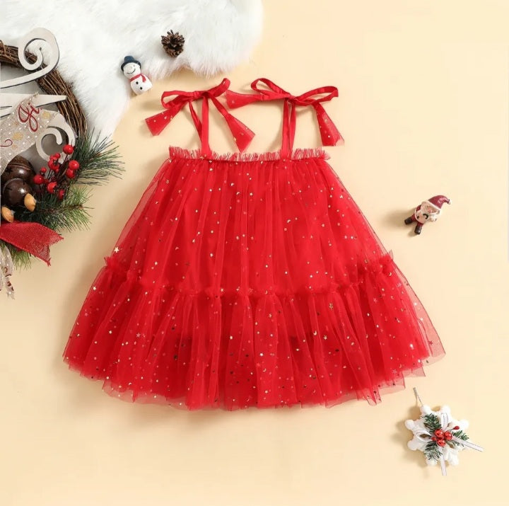 Vestido christmas estrella rojo