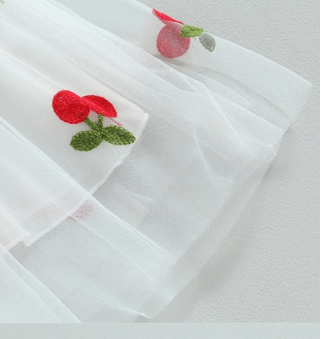 Cherry dress with wings