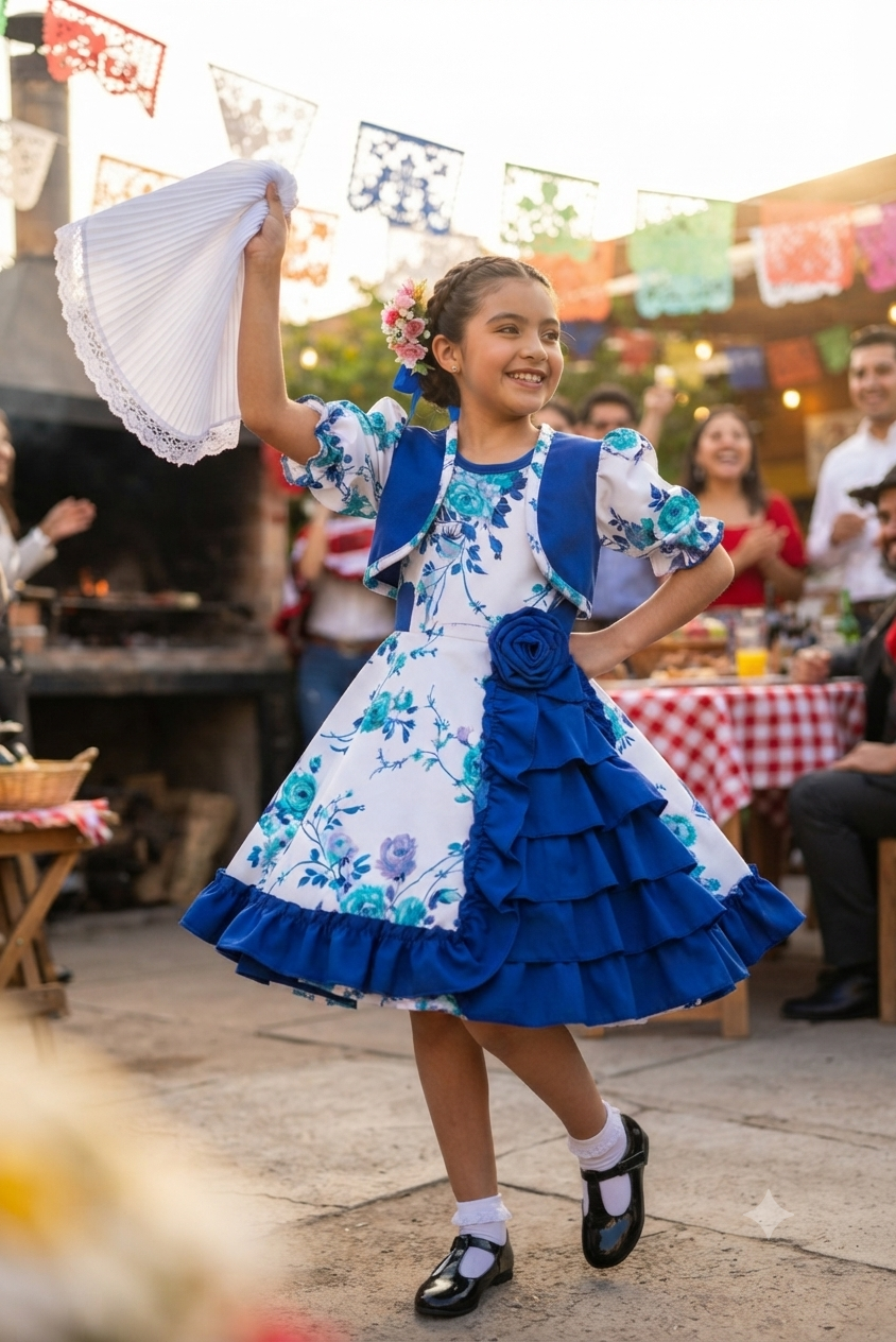 Vestido china niña