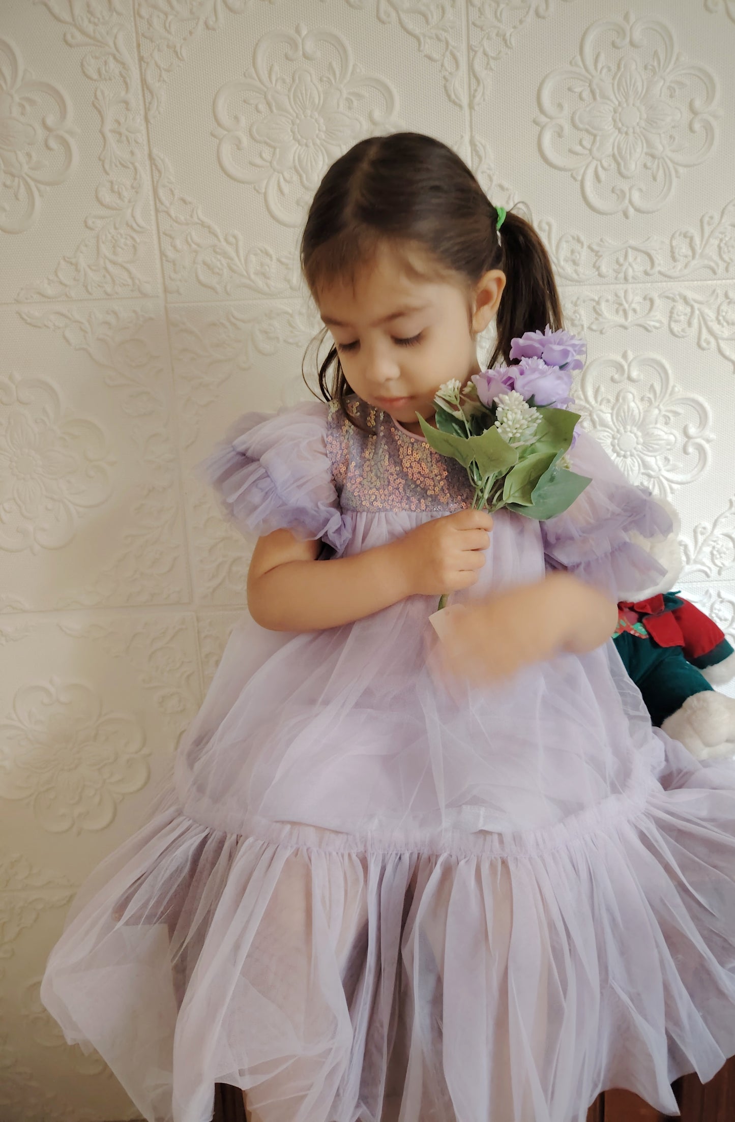 Vestido lilac